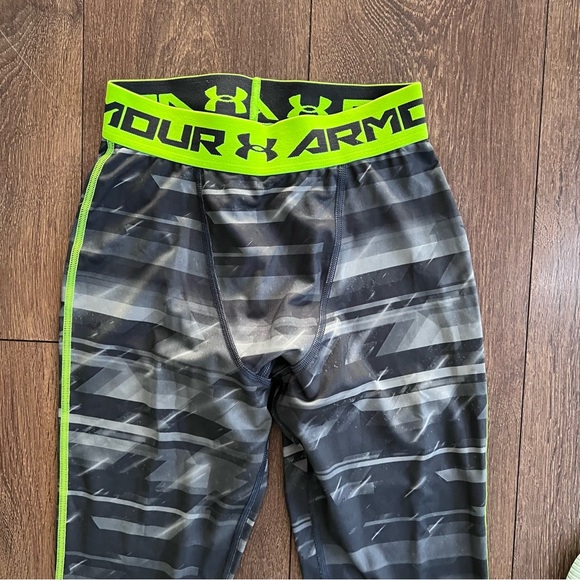 UNDER ARMOUR Men's HeatGear Armour Printed Compression Leggings size S - Picture 4 of 7